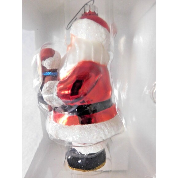 Celebrations by Radko  Glass Ornament   Santa With A Puppy   NEW - Picture 8 of 10